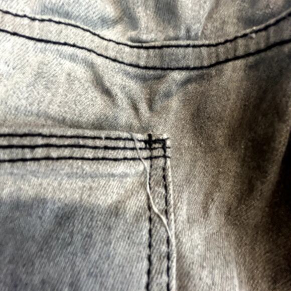 DISTRESSED MODERN CULTURE size 38x32 Men's Jeans Gray - Picture 11 of 15